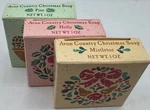 Avon Country Christmas Soap Lot Pine, Holly & Mistletoe Nos 1 Oz Each. Fixed Price $5.00.