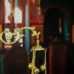 Gold Engraved Church Wall Hook Incense Burner Holder Chalice Orthodox Catholic. Fixed Price $22.70.