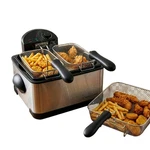 Deep Fryer 4-LITER Electric Oil 1 Large Basket And 2 Small For Dual.... Fixed Price $87.27.