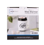 Mainstays Electric Wax Warmer, But First Coffee Ceramic, Single Pack, Beige. Fixed Price $17.92.
