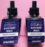 *new* Black Cherry Merlot Enhanced 2PK Wallflower Bulb Bath & Body Works. Fixed Price $20.00.