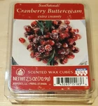 1 PK/6 Cubes Scentsationals Scented Wax: Cranberry Buttercream. Fixed Price $9.99.