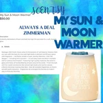 Scentsy My Sun & Moon Wax Warmer New White Ceramic Kids Room Nursery Full Size. Fixed Price $51.11.