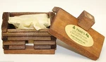 **irregular** Cabin Incense Burner 2.5"X3.5" W/10 Balsam Fir Logs Paines Usa. Fixed Price $12.50.