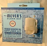 Mrs. Meyer's Clean Day Scented Oil Diffuser Kit 1 Warmer + Refill, Rain Water. Fixed Price $10.99.