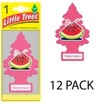 Little Trees Watermelon Scent Hanging Air Fresheners For Car/home, 12 Count. Fixed Price $14.50.