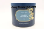 Bath & Body Works / Bowties Bourbon 3 Wick Candle 14.5 Oz. Fixed Price $32.95.