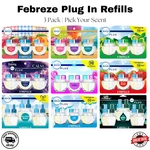 Febreze Plug-in Air Freshener 3-PACK Refill Choose Your Scent. Fixed Price $22.99.