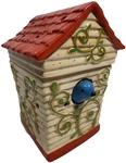 Scentsy Wax Warmer Birdhouse 23116 Retired 2012 Cottage Blue Euc. Fixed Price $39.78.