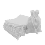 20PCS Burlap Bags With Drawstring, 5.9 X 7.5 Inch White Linen Gift Jewel.... Fixed Price $24.53.