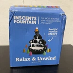 Inscents Fountain Backflow Ceramic Incense Burner With 50 Cones Assorted. Fixed Price $18.99.