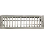 1FL0210SN-NH Home Impressions 2-1/4 In. X 12 Satin Nickel Steel Floor Regist. Fixed Price $44.75.