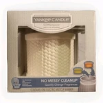 Yankee Candle Meltcup Warmer Electric Scenterpiece Home Decor Dove Weave Ivory. Fixed Price $34.99.