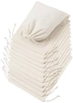100% Cotton Muslin Drawstring Bags (8X10 Inch 12-PACK) Natural Unbleache.... Fixed Price $17.77.