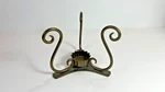 Vintage Partylite Brass Hurricane Holder / Wax Warmer Base Has Original Sticker. Fixed Price $19.99.