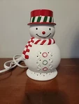 Partylite Scentglow Mr. Frosty Warmer Snowman New In Box P18B/P90531. Fixed Price $65.99.