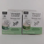2 Packs Yankee Candle Serene Air Refill Restorative Hinoki & Juniper Freshener. Fixed Price $29.97.
