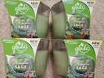 4 Glade Acoustic Sage Limited Edition 6.8 Air Freshener 3 Wick Oil Candles New. Fixed Price $39.95.