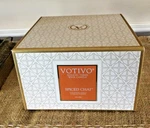 Votivo Spiced Chai Holiday Triple Wick Candle - Large 17 Oz New In Box. Fixed Price $48.00.