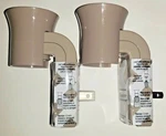 2 Bath & Body Works Taupe Flare Wallflower Home Fragrance Plug Ins Unit. Fixed Price $24.99.