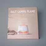 Salking 2-IN-1 Ultrasonic Essential Oil Diffuser & Himalayan Salt Lamp Therapy. Fixed Price $12.00.