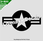 Modern Us Force Military Combat Aircraft Roundel Insignia Vinyl Decal. Fixed Price $27.99.