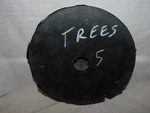 Vintage 9" Rubber Toy Mold Trees Lot 115. Fixed Price $75.00.