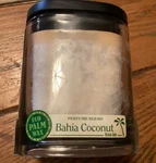 Aloha Bay Palm Wax Candle Bahia Coconut Glass Jar Organic From Brazil. Fixed Price $11.40.