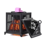Vintage Fireplace Wax Warmer & Melt 4-IN-1 Electric With Led Fla.... Fixed Price $40.49.