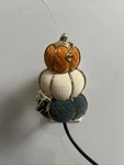 Cute! Bath & Body Works Stacked Pumpkins Wallflower Plugin Orange White Teal. Fixed Price $9.99.