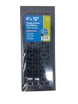 T.a. Industries 4X12" Matte Black Floor Diffuser Victorian Decorative Vent Cover. Fixed Price $12.99.