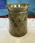 Scentsy Ceramic Dark Green Morocco Electric Wax Warmer - Euc. Fixed Price $14.99.