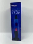 Urban Shop 16" Led Motion Volcano Lamp, Purple Wax In Blue Liquid,metal Base. Fixed Price $29.90.