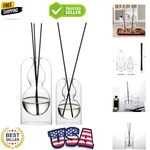 Empty Glass Fragrance Reed Diffuser Bottles,for Essential Oil, With 16PCS Bla.... Fixed Price $43.19.