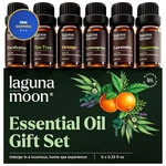 Lagunamoon Essential Oils Aromatherapy Set - 6 For Diffusers, Home Care,. Fixed Price $17.64.