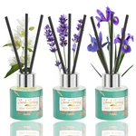 Reed Diffuser Set Of 3, Seed Spring Lavender Jasmine Freesia Oil Scent. Fixed Price $23.69.