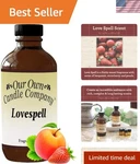 2OZ Love Spell Scented Oil For Diffusers Gluten-free Aromatherapy. Fixed Price $21.99.