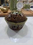 Tee Da! Fragrance Ceramic Oil Lamp Enfusion Diffuser Green Flower Home Decor. Fixed Price $16.95.