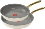 T-fal Preserve Ceramic Nonstick Frying Pan 2-PC Set, 8.5" 2-PIECE Beige. Fixed Price $87.97.