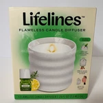 Lifelines Flameless Candle Diffuser W/ Rosemary & Lemon New Box. Fixed Price $25.00.