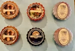 Yankee Candle Lot Of 6 Assorted Wax Potpourri TARTS-4 Scents Nos Some Delisted. Fixed Price $13.04.