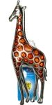 Rare New Giraffe Wallflower Nightlight Plug In Bath & Body Works Amber Silver. Fixed Price $44.20.