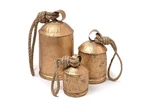 Incense Garden Set Of 3 Hanging Harmony Bells Rustic Relaxing Gold. Fixed Price $22.64.