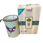 Scentsy Wax Warmer Chevrons And Songbirds W/ Cement Base Retired. Fixed Price $31.99.