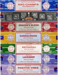 Satya Incense Gift Set Nag Champa, Super Hit, Dragon's Blood, Sandalwood,.... Fixed Price $16.17.