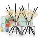 Cocodor Preserved Flower Reed Diffuser/white JASMINE/6.7OZ/2PACK Home Fragr.... Fixed Price $48.00.