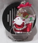 Bath & Body Works Scentport Car Fragrance Vent Visor Clip Santa Sled Snowglobe. Fixed Price $30.31.