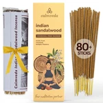 Indian Sandalwood Incense - 80 Sticks, Charcoal Free, Upcycled Flowers.... Fixed Price $19.99.