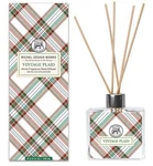 Michel Design Works Home Fragrance Reed Diffuser Vintage Plaid Frosted Holly. Fixed Price $25.00.