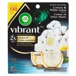 Air Wick Vibrant Scented Oil Refills Cotton & White Lotus 2 Pack. Fixed Price $9.99.